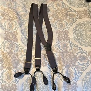 Source Unknown Brown Men's Button-On Suspenders